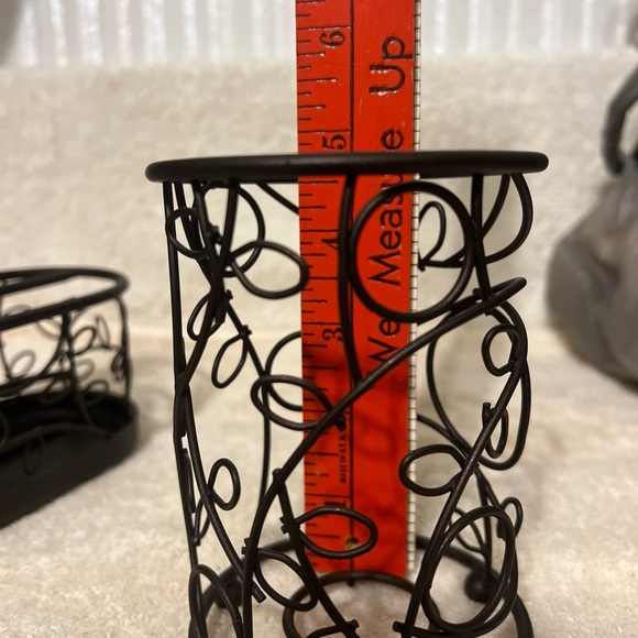 Kitchen Soap Set w/Sponge Holder, Soap Dispenser and Organizer & Cup Holder - Picture 2 of 10